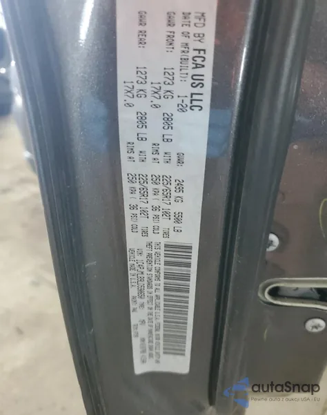 2020 Jeep Cherokee Latitude Plus z USA, uszkodzony, nr VIN 1C4PJMLB9LD590650